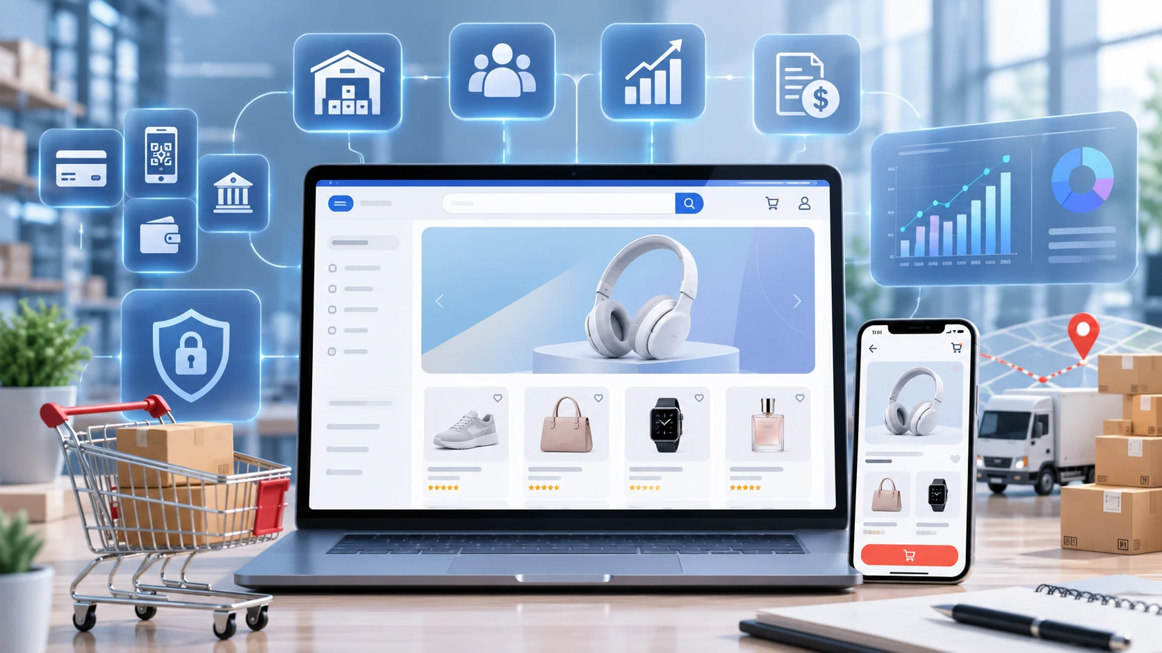 บริการพัฒนาระบบ E-commerce ที่ดีควรมีอะไรบ้าง? เช็กลิสต์ฟีเจอร์สำคัญสำหรับธุรกิจออนไลน์ ปี 2026