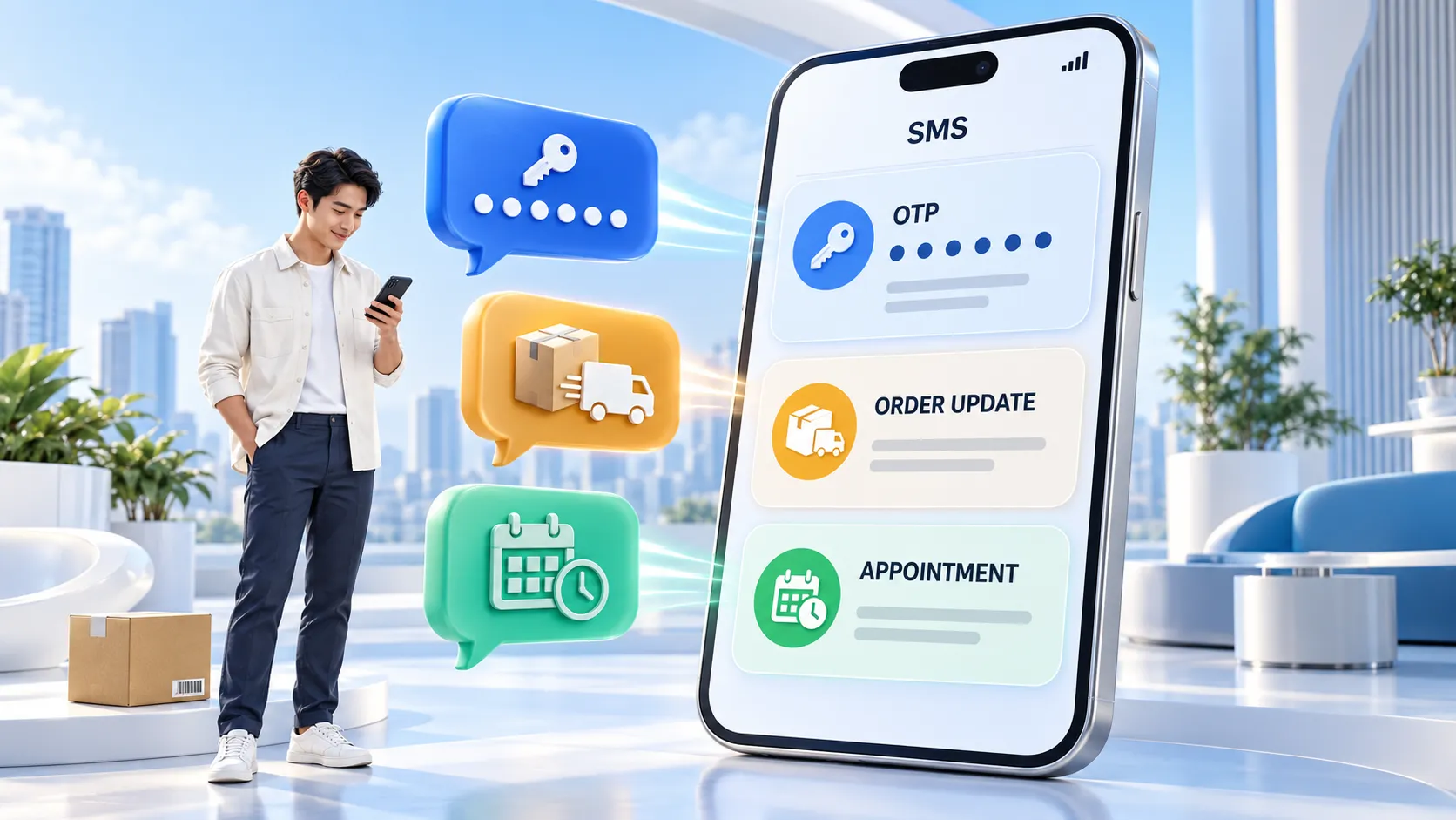 บริการพัฒนาระบบ SMS Service คืออะไร? เพิ่มยอดขาย สื่อสารลูกค้าอัตโนมัติ พร้อมเชื่อมต่อ CRM และ ERP